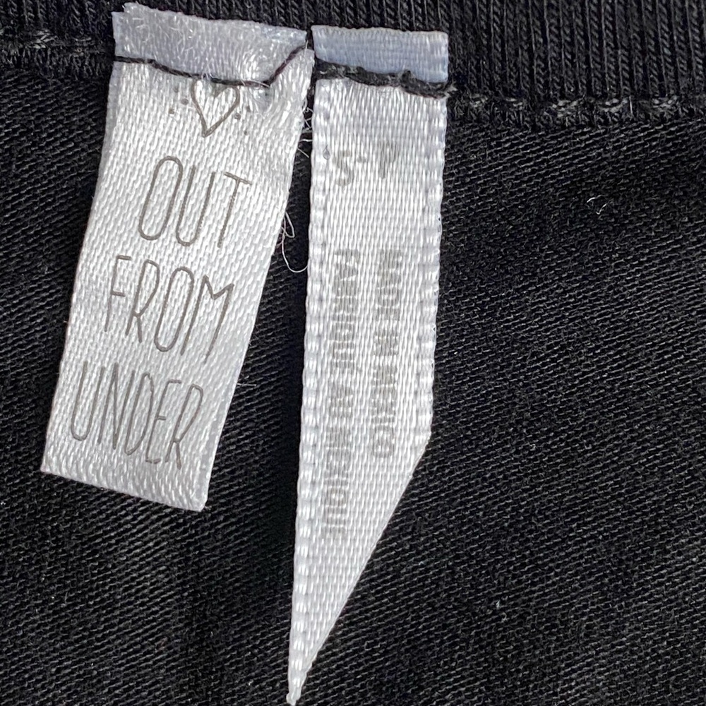 Black Strappy V-Neck Women's One-Piece bodysuit - Picture 6 of 8